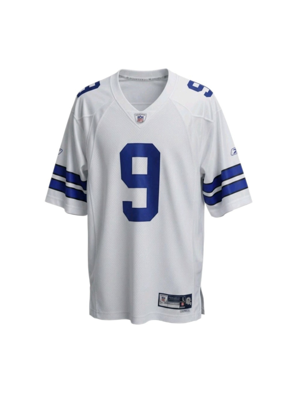 Reebok NFL Equipment Dallas Cowboys Tony Romo #9 White Mesh Jersey Size Large